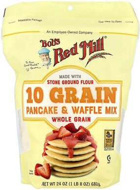 Bob's Red Mill, 10-Korn-Pfannkuchen- und Waffelmischung, Vollkorn, 680 g (24 oz.)