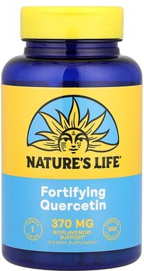 Nature's Life, Fortifying Quercetin, stärkendes Quercetin, 370 mg, 100 Kapseln