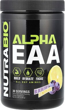 NutraBio, Alpha EAA, Blaubeerlimonade, 395 g (0,87 lb.)