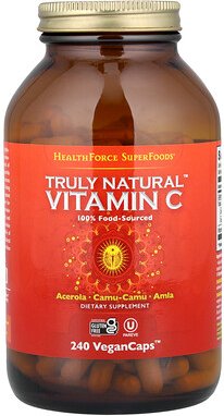 Thumbnail - HealthForce Superfoods, Truly Natural™ Vitamin C, 240 vegane Kapseln