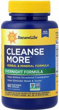 Renew Life, Cleanse More™, 60 pflanzliche Kapseln