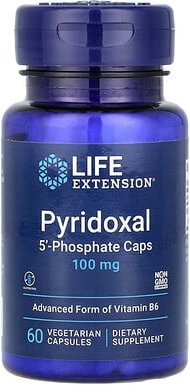 Thumbnail - Life Extension, Pyridoxal 5‘-Phosphate Caps, Pyridoxal-5‘-Phosphat-Kapseln, 100 mg, 60 vegetarische Kapseln