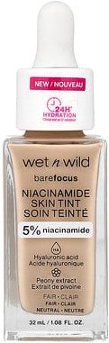 wet n wild, Barefocus, Niacinamide Skin Tint, Niacinamid-Hautfarbe, 1116087 Fair, 32 ml (1,08 fl. oz.)