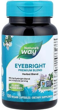 Thumbnail - Nature's Way, Eyebright Premium Blend, Gemeiner-Augentrost-Blend, 100 vegane Kapseln