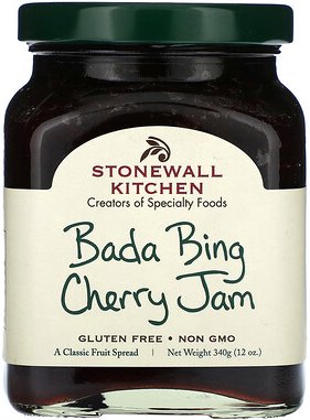 Stonewall Kitchen, Bada Bing Cherry Marmelade, Kirschmarmelade, 340 g (12 oz.)