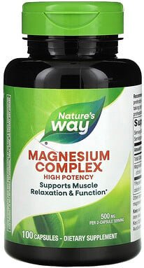 Nature's Way, Magnesium Complex, Magnesium-Komplex, 100 Kapseln (250 mg pro Kapsel)