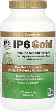 IP-6 International, IP6 Gold, immununterstützende Formel, 240 vegetarische Kapseln