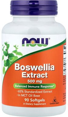 NOW Foods, Boswellia-Extrakt, 500 mg, 90 Weichkapseln