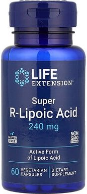 Thumbnail - Life Extension, Super R-Lipoic Acid, Super R-Liponsäure, 240 mg, 60 pflanzliche Kapseln
