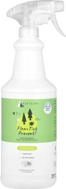 Kin+Kind, Flea + Tick Prevent!, Plant Powered Dog + Cat Protect Spray, Flea + Tick Prevent!, pflanzliches Schutzspray fü...