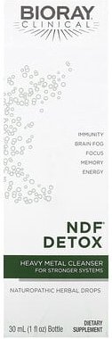Bioray, NDF Detox, Heavy Metal Cleanser For Stronger Systems, Schwermetall-Reiniger für gestärkte Systeme, 30 ml (1 fl. ...
