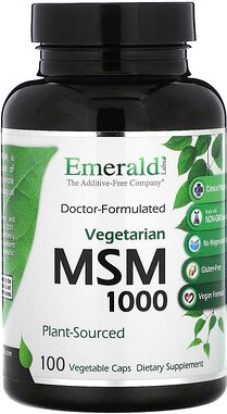 Thumbnail - Emerald Laboratories, MSM 1000, MSM 1000, 100 pflanzliche Kapseln (1.000 mg pro Kapsel)