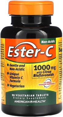 Thumbnail - American Health, Ester-C, 1.000 mg, 90 pflanzliche Tabletten