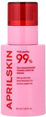 April Skin, RXA Niacinamide Toning Shot 99% Serum, Toning Shot 99% Serum mit Niacinamid, 30 ml (1,01 fl. oz.)