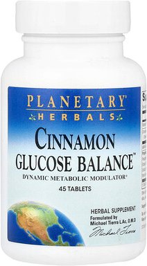 Planetary Herbals, Cinnamon Glucose Balance™, Zimt-Glukose-Balance, 45 Tabletten