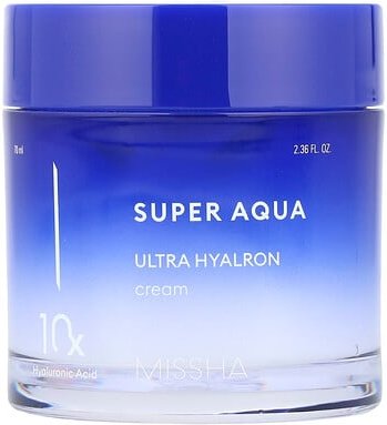 Missha, Super Aqua, Ultra Hyalron Cream, 70 ml (2,36 fl. oz.)