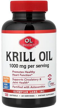 Olympian Labs, Krillöl, 120 Weichkapseln