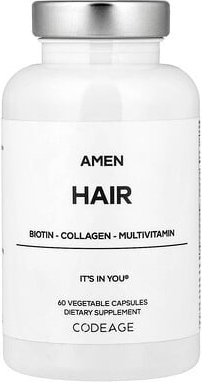 Codeage, Amen Hair, Amen-Haar, 60 pflanzliche Kapseln