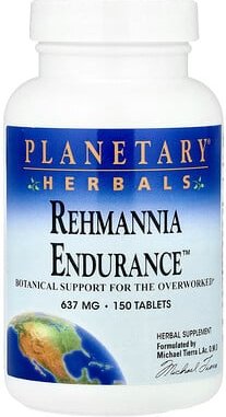 Planetary Herbals, Rehmannia Ausdauer, 637 mg, 150 Tabletten