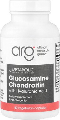 Metabolic Maintenance, Glucosamine Chondroitin with Hyaluronic Acid, Glucosamin-Chondroitin mit Hyaluronsäure, 60 Kapsel...