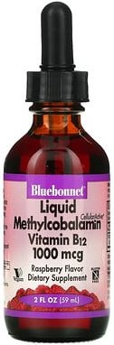 Thumbnail - Bluebonnet Nutrition, CelluarActive Liquid Methylcobalamin Vitamin B12, Flüssiges Methylcobalamin mit Vitamin B12, Himbe...