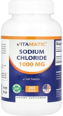 Thumbnail - Vitamatic, Sodium Chloride, Natriumchlorid, 1.000 mg, 365 Tabletten