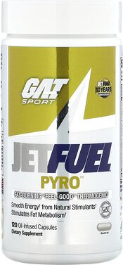 GAT, JetFUEL Pyro, 120 ölhaltige Kapseln