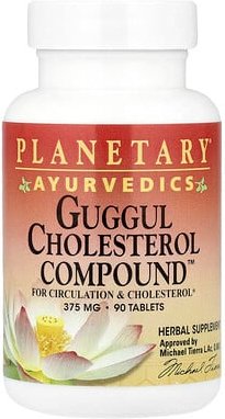 Planetary Herbals, Ayurvedics, Guggul Cholesterol Compound™, 90 Tabletten