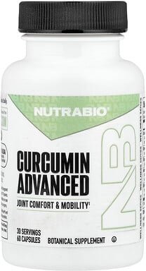 NutraBio, Curcumin Advanced, 60 Kapseln