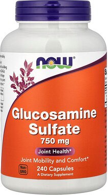 NOW Foods, Glucosamine Sulfate, Glucosaminsulfat, 240 Kapseln (0,75 g pro Kapsel)