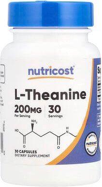 Nutricost, L-Theanin, 200 mg, 30 Kapseln