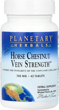 Planetary Herbals, Horse Chestnut Vein Strength™, Rosskastanie, 42 Tabletten