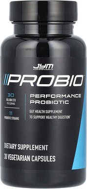 Thumbnail - JYM Supplement Science, Probio, Performance Probiotic, Leistungs-Probiotikum, 30 Milliarden KBE, 30 pflanzliche Kapseln
