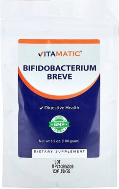 Thumbnail - Vitamatic, Bifidobacterium breve, Bifidobacterium breve, 100 g (3,5 oz.)