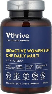 Vthrive, Bioactive Women's 50+ One Daily Multi, 30 pflanzliche Kapseln