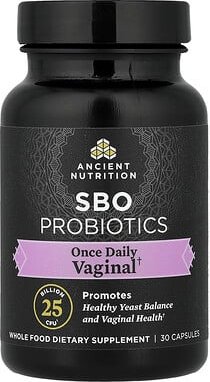 Ancient Nutrition, SBO Probiotics, Probiotika, vaginal einmal täglich, 30 Kapseln
