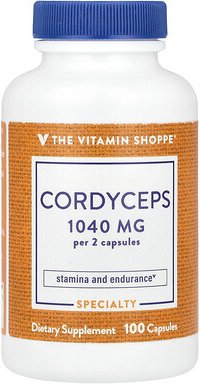 The Vitamin Shoppe, Cordyceps, 100 Kapseln (520 mg pro Kapsel)