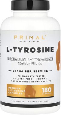 PrePrimal, L-Tyrosin, 500 mg, 180 Kapseln