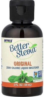 NOW Foods, Better Stevia®, Zero-Calorie Liquid Sweetener, flüssiger Süßstoff ohne Kalorien, Original, 59 ml (2 fl. oz.)