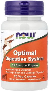 NOW Foods, Optimales Verdauungssystem, 90 vegetarische Kapseln