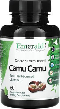 Thumbnail - Emerald Laboratories, Camu Camu, 60 pflanzliche Kapseln (500 mg pro Kapsel)