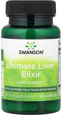 Thumbnail - Swanson, Ultimate Liver Elixir with Siliphos® Milk Thistle Phytosome®, ultimatives Leberelixier mit Siliphos® Milk Thist...