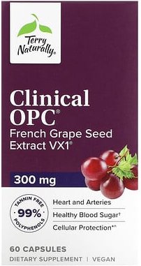 Terry Naturally, Clinical OPC, klinisches OPC, 300 mg, 60 Kapseln