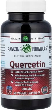 Amazing Nutrition, Quercetin, 500 mg, 60 pflanzliche Kapseln