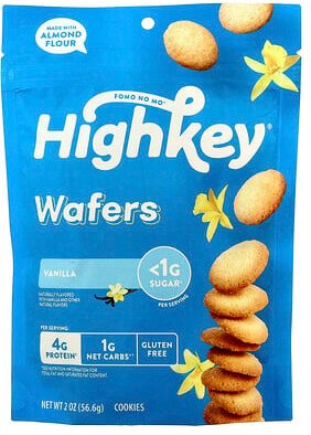 HighKey, Waffeln, Vanille, 56,6 g (2 oz.)