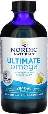 Thumbnail - Nordic Naturals, Ultimate Omega, Zitrone, 2.840 mg, 237 ml (8 fl. oz.)