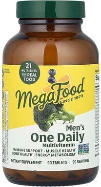 MegaFood, Men’s One Daily, Multivitamine für Männer, 90 Tabletten