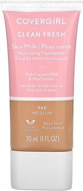 Covergirl, Clean Fresh, Skin Milk Nourishing Foundation, nährende Foundation mit Hautmilch, 560 Medium, 30 ml (1 fl. oz....