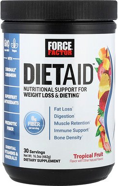 Force Factor, DietAid™, Tropical Fruit, DietAid™, tropische Früchte, 462 g (16,3 oz.)