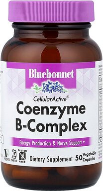 Bluebonnet Nutrition, CellularActive®, Coenzym-B-Komplex, 50 pflanzliche Kapseln